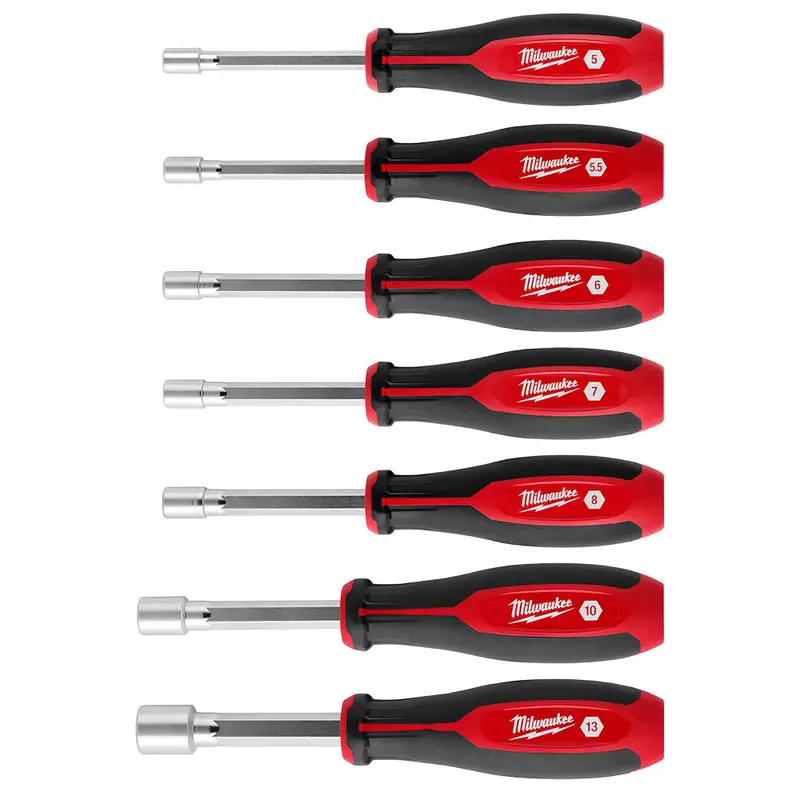 Milwaukee 48-22-2548 Metric Hollowcore Magnetic Nut Driver Set - 7 Pc 1