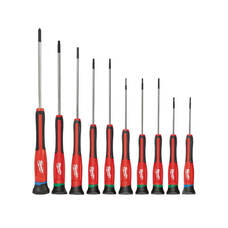 Milwaukee 48-22-2612 Precision Chrome Plated Screwdriver Kit - 10 Pc 1