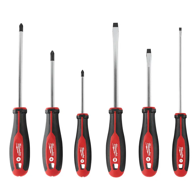 Milwaukee 48-22-2706 Multi-Tip Forged Shanks Wire Bending Screwdriver Set - 6 Pc 1