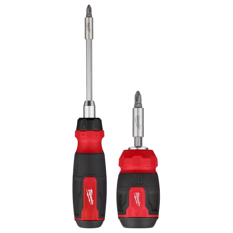 Milwaukee 48-22-2906 14-In-1 Ratcheting Screwdriver And 8-In-1 Screwdriver -2 Pc 1