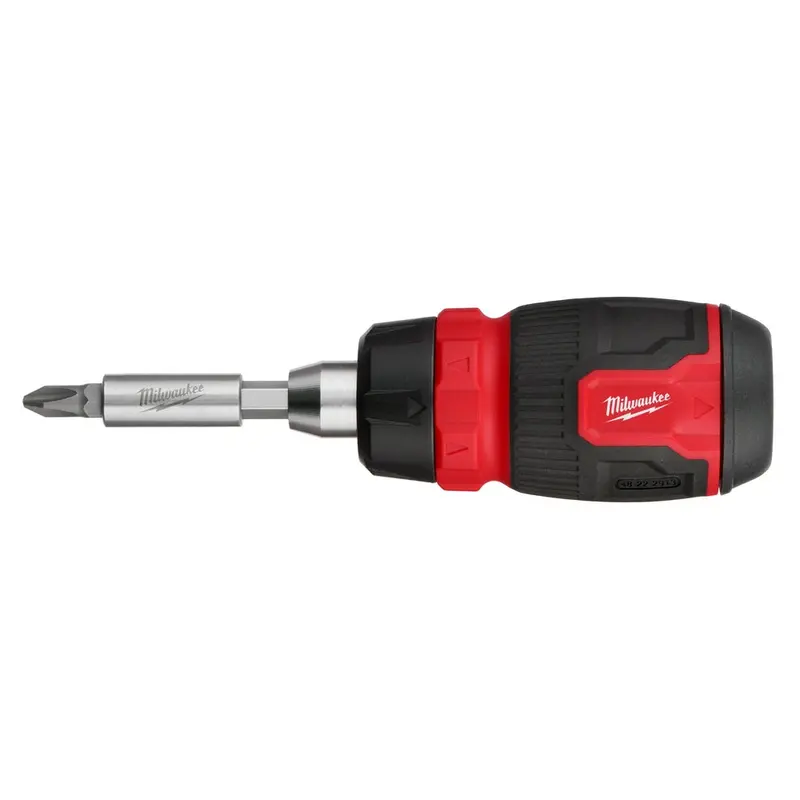 Milwaukee 48-22-2913 8-In-1 Ratcheting Compact Multi-Bit Screwdriver 1