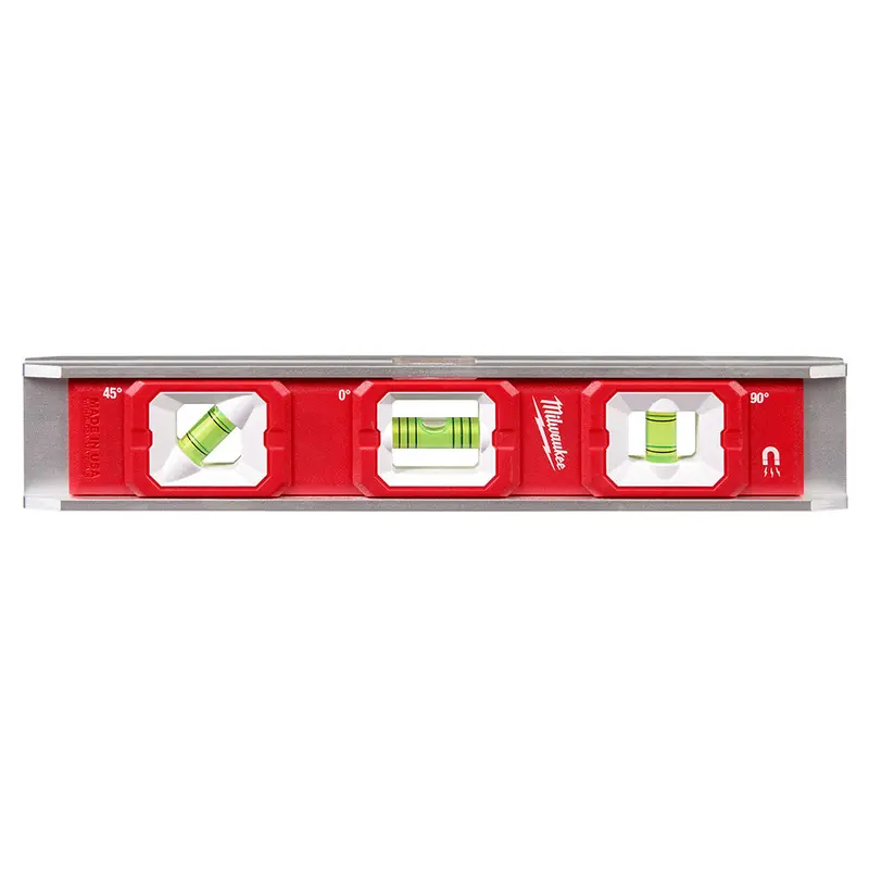 Milwaukee 48-22-5106 10" Durable High Contrast Torpedo Level W/ Vials 1