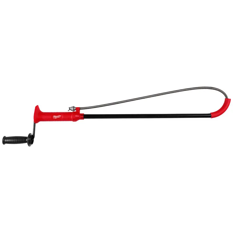 Milwaukee 48-22-5765 3' Toilet Auger W/ Extended Cable Head And Rubber Boot 1