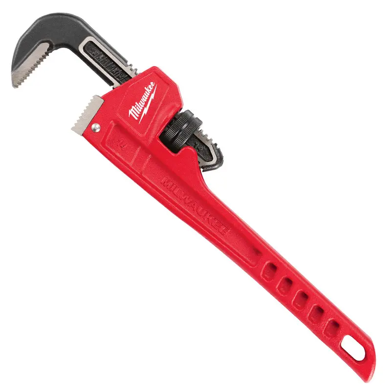 Milwaukee 48-22-7114 14-Inch Durable Steel Ergonomic Overbite Pipe Wrench 1