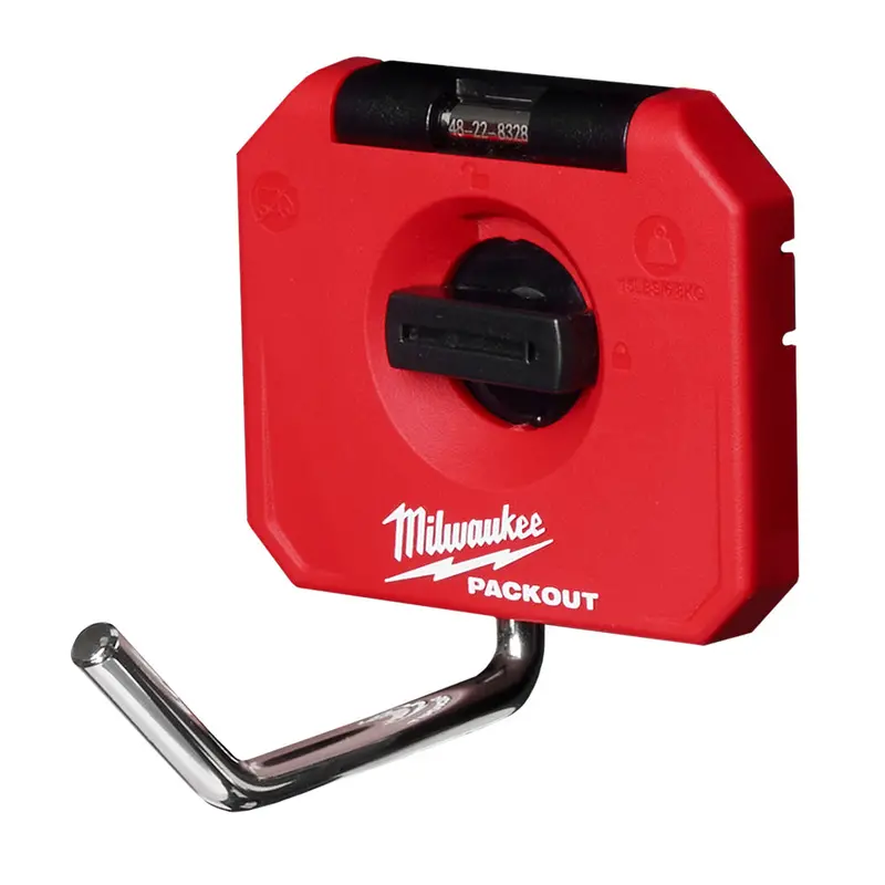 Milwaukee 48-22-8328 Packout 4" Single Straight Wall Mounted Hook 1