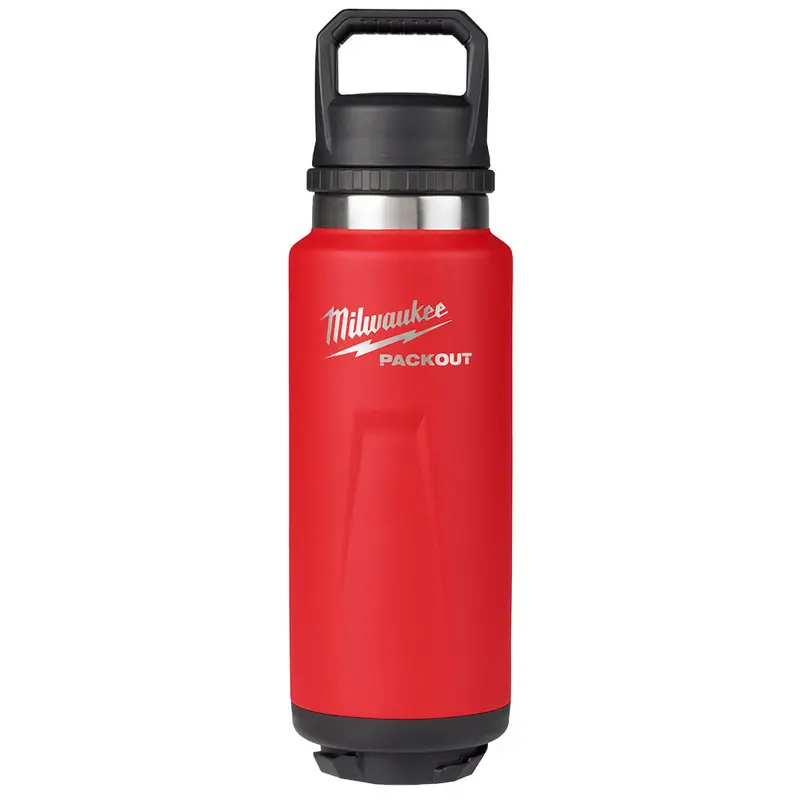 Milwaukee 48-22-8397R Packout 36Oz Red Insulated Bottle With Chug Lid 3