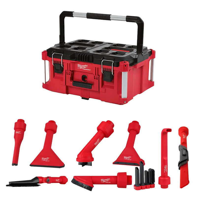 Milwaukee 48-22-8425At Large Packout W/ 7-Pc Air-Tip Attachmment Kit 1