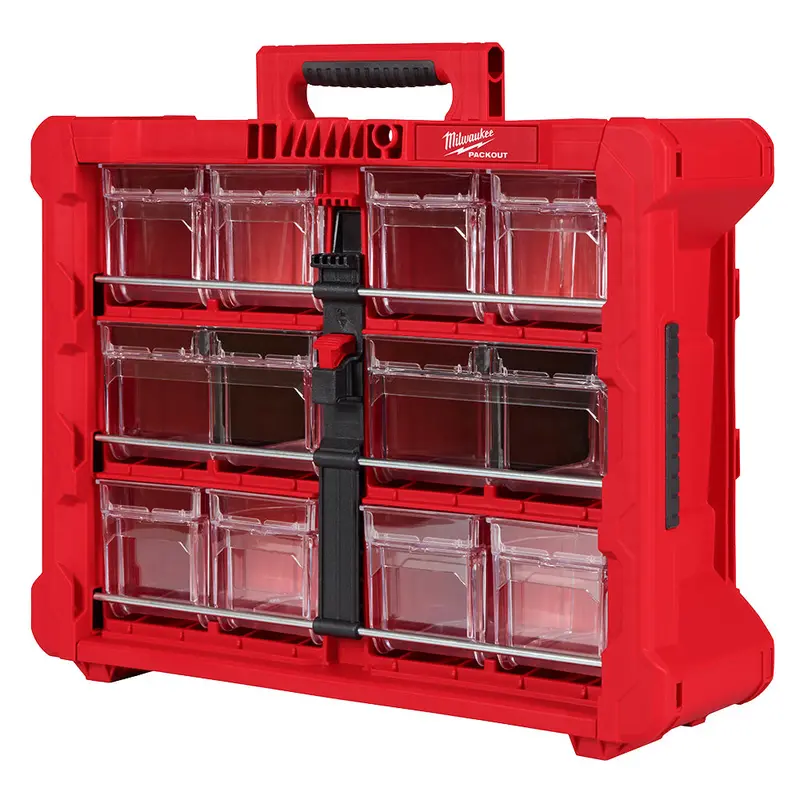 Milwaukee 48-22-8433 Packout Tilt Bin Organizer W/ 10 Quick-Access Bins 1