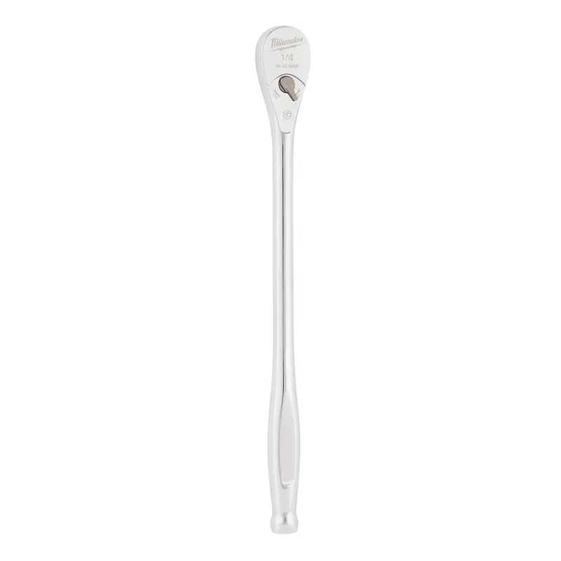 Milwaukee 48-22-9037 3/8” Drive 12” Ratchet Chrome Plated W/ Extended Handle 1