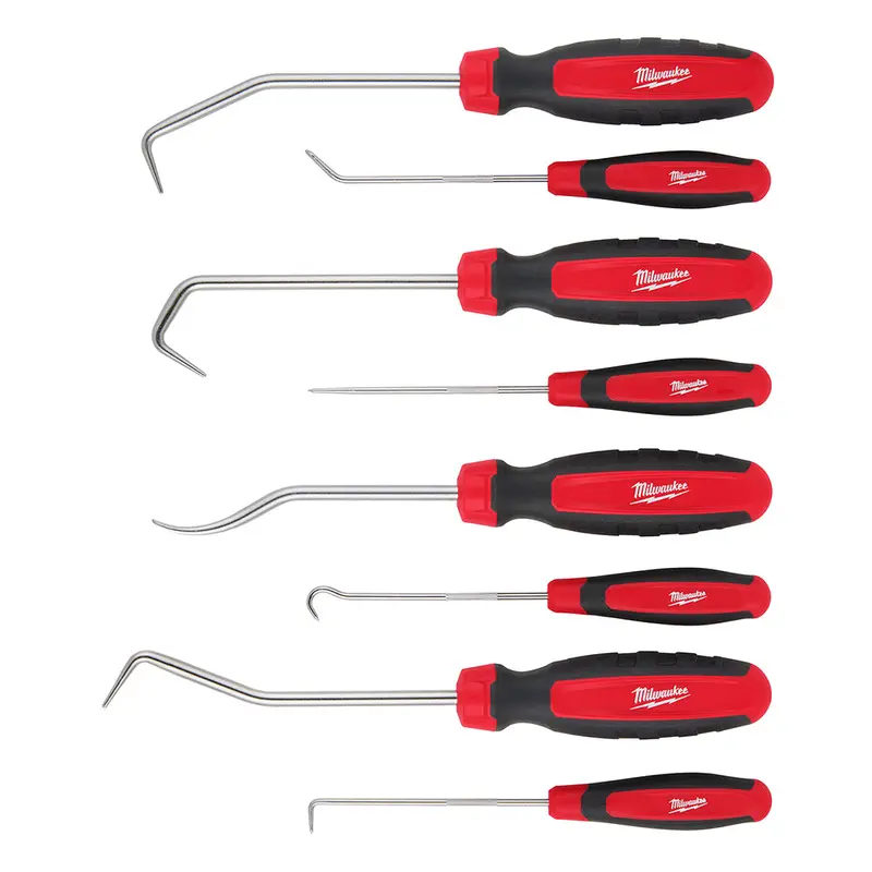 Milwaukee 48-22-9218 All Metal Durable Core Hook / Pick Set - 8 Pc 1