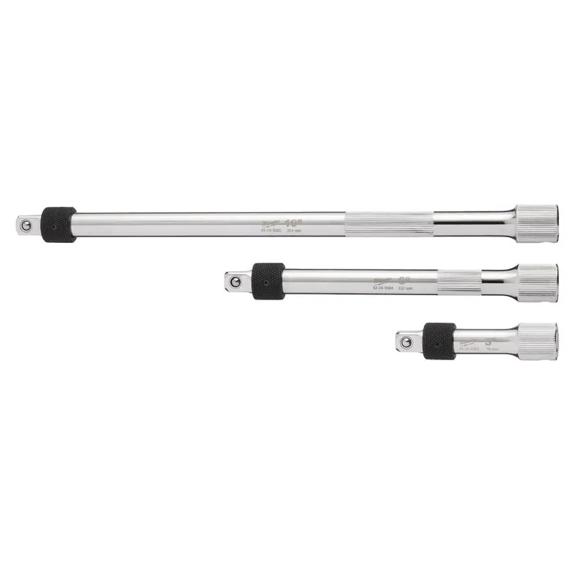 Milwaukee 48-22-9361 3/8" Drive Locking Extension Set W/ Storage Rack - 3Pc 1