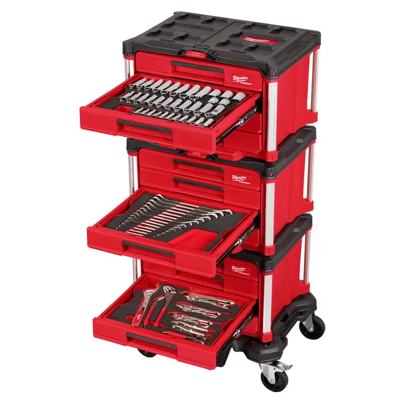Milwaukee 48-22-9495 Mechanics Hand Tool Master Set W/ Packout Dolly - 366Pc 1