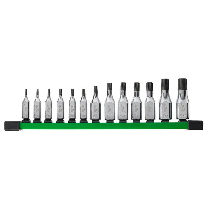 Milwaukee 48-22-9532 1/4" And 3/8" Drive Torx Bit Socket Set - 13 Pc 1