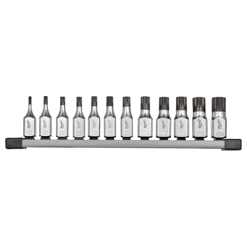 Milwaukee 48-22-9536 3/8" Drive Triple Square Bit Socket Set - 12 Pc 1
