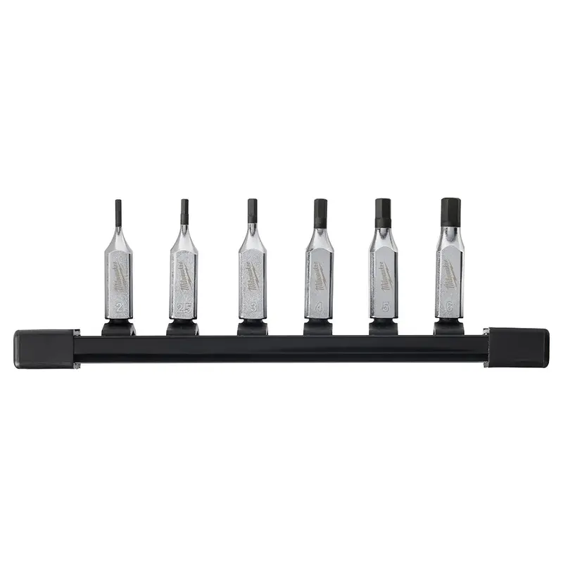 Milwaukee 48-22-9541 1/4" Drive Hex Bit Socket Set - Metric - 6 Pc 1