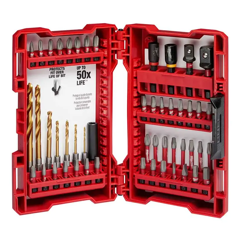 Milwaukee 48-32-4013 Shockwave Impact Duty Drill And Driver Bit Set, 50Pc 1