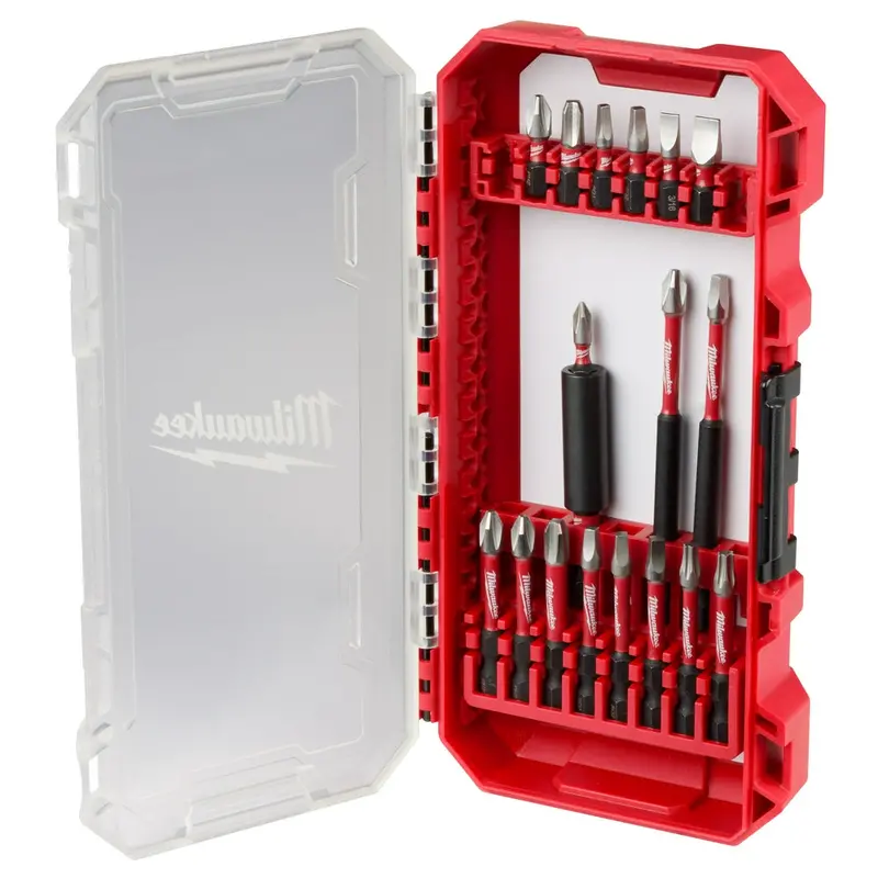 Milwaukee 48-32-4403 Optimized Shockzone Steel Impact Driver Bit Set - 18Pc 1
