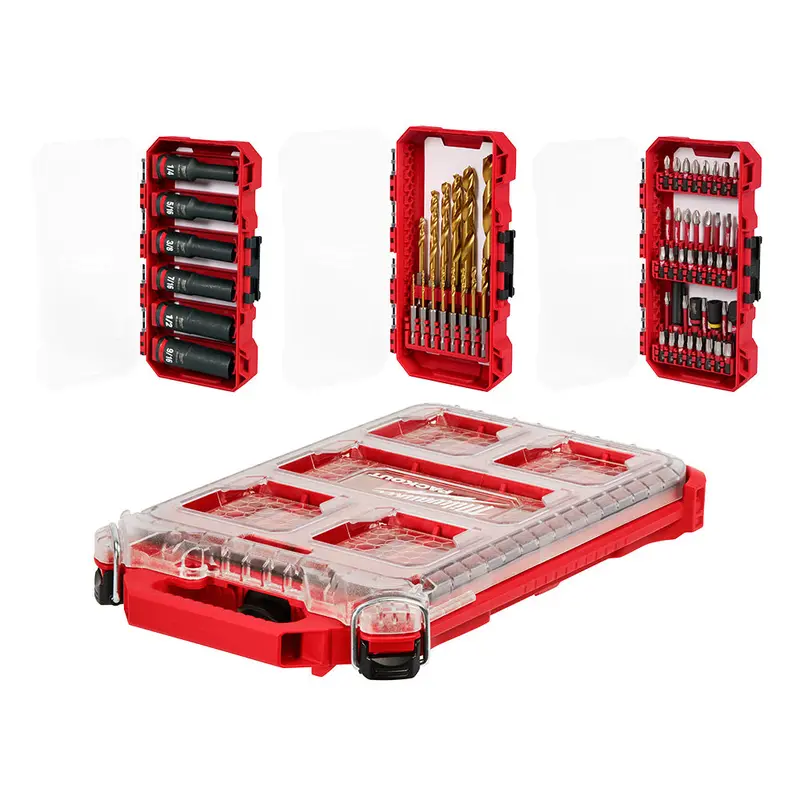 Milwaukee 48-32-5162 Shockwave Impact Drill Drive & Fasten Packout Set - 60 Pc 1
