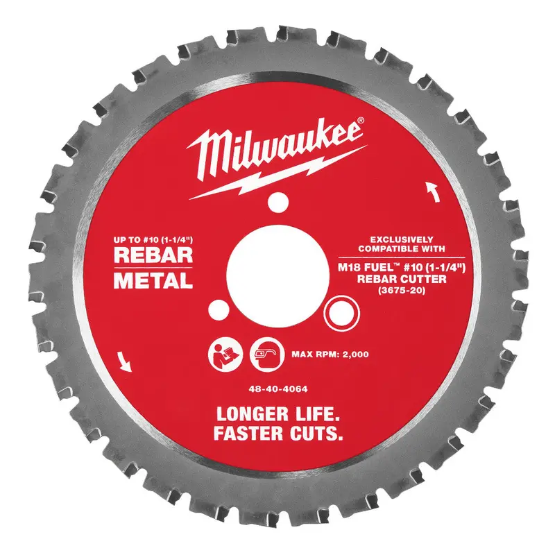 Milwaukee 48-40-4068 #10 1-1/4" Rebar Cutting Blade - 10 Pk 1