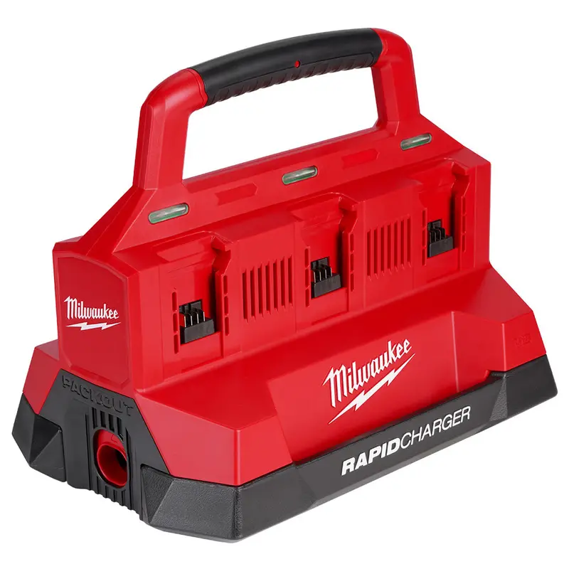 Milwaukee 48-59-1809 M18 Packout 18V Six Bay Rapid Charger W/ Redlink 1