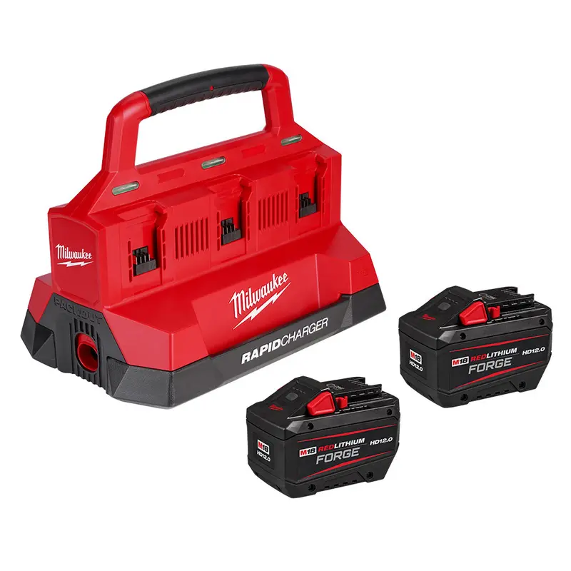Milwaukee 48-59-1842F M18 Redlithium Forge Hd12.0 Dual Battery Starter Kit 1