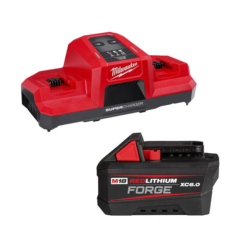 Milwaukee 48-59-1861 M18 18V Dual Bay Super Charger Starter Kit 1