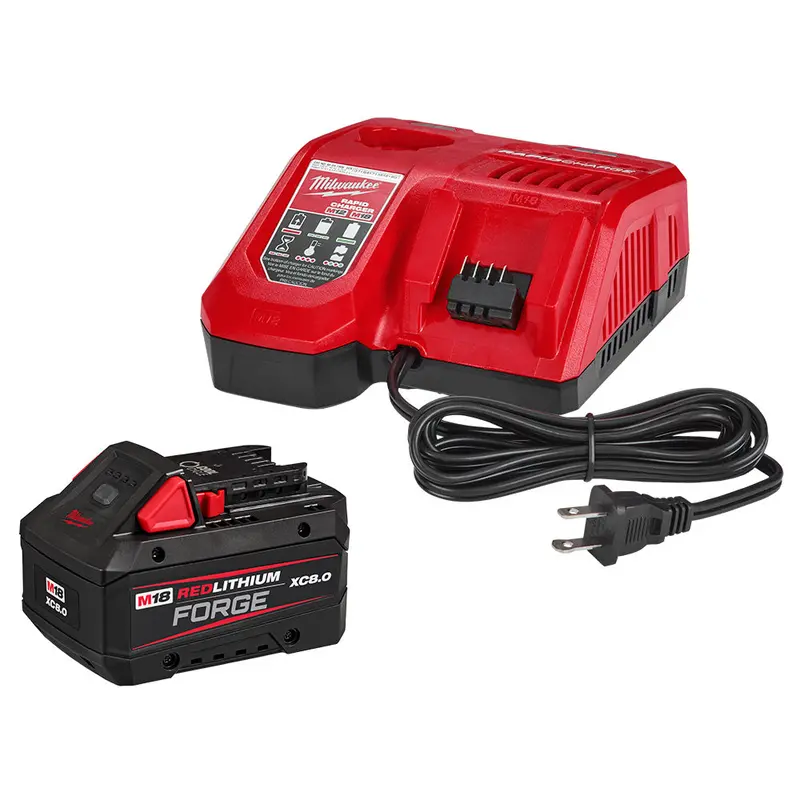 Milwaukee 48-59-1881 M18 18V Xc8.0 Redlithium Forge Starter Kit 1