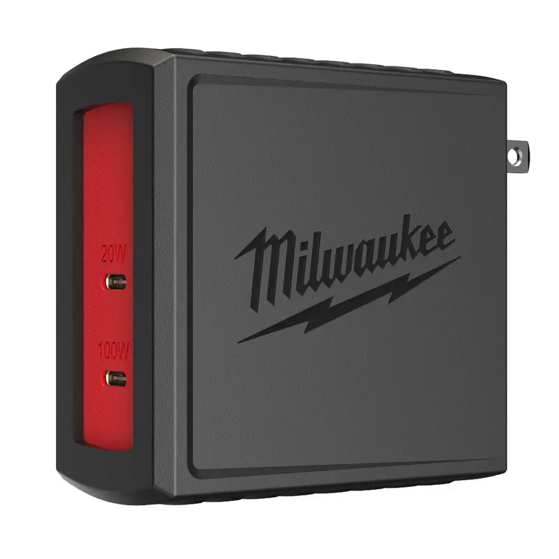 Milwaukee 48-59-2847 120W Usb-C 2-Port Wall Adapter 1