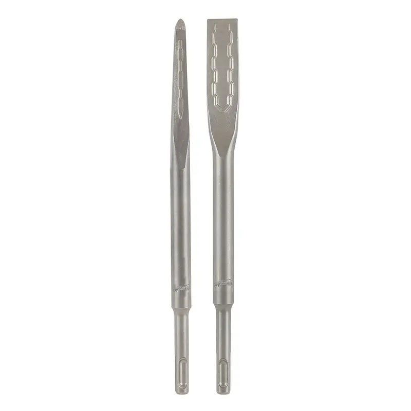 Milwaukee 48-62-6080 Sds Plus Slgedge Bull Point And Flat Chisel -2 Pk 1