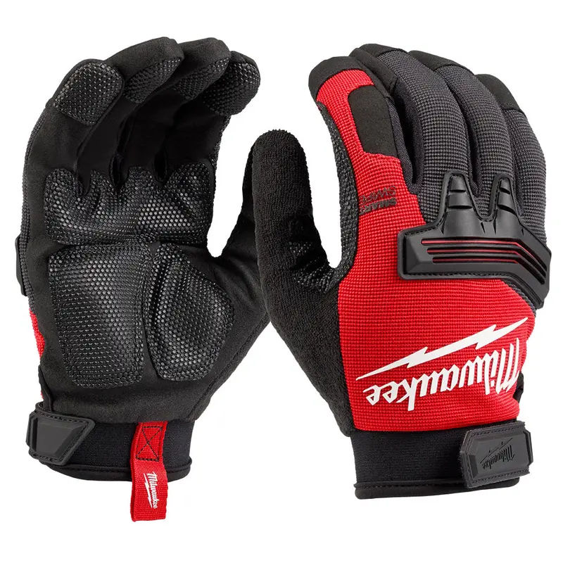 Milwaukee 48-73-8533 Wrecking Work Gloves Xl W/ Tpr Knuckle Protection 1