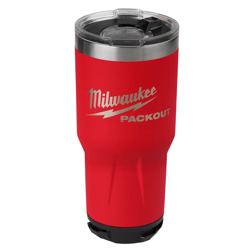 Milwaukee 48-82-8393R Packout 30Oz Durable Twist Lock Tumbler - Red 1
