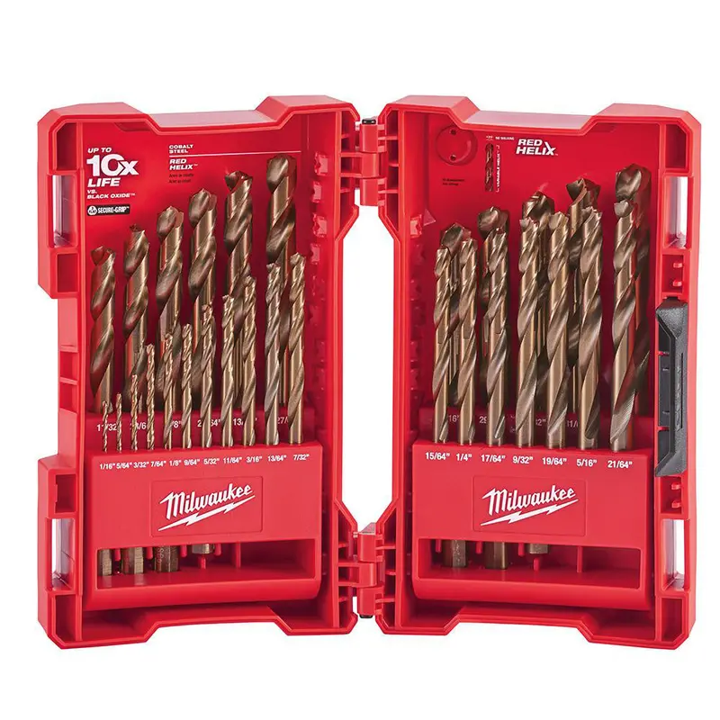 Milwaukee 48-89-2332 Red Helix Cobalt 29 Piece Drill Bit Set 1