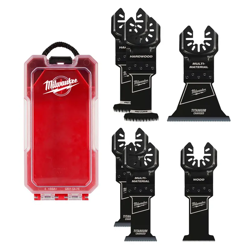 Milwaukee 49-10-9112 Open-Lok Oscillating Multi-Tool Blade Set Kit - 6 Pc 1