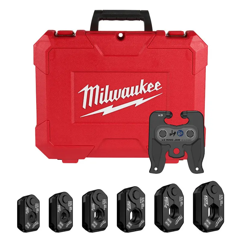 Milwaukee 49-16-2461Zx 1/4"-7/8" Zoomlock Max Pivoting Press Ring Kit For M12 1