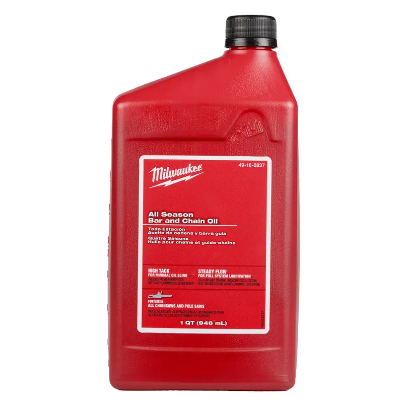 Milwaukee 49-16-2837 1 Quart All Season Bar And Chain Oil - Minimal Oil Sling 1