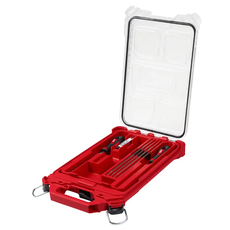 Milwaukee 49-16-2880 Saw Chain Sharpening Set In Packout Organizer Storage - 9Pc 1