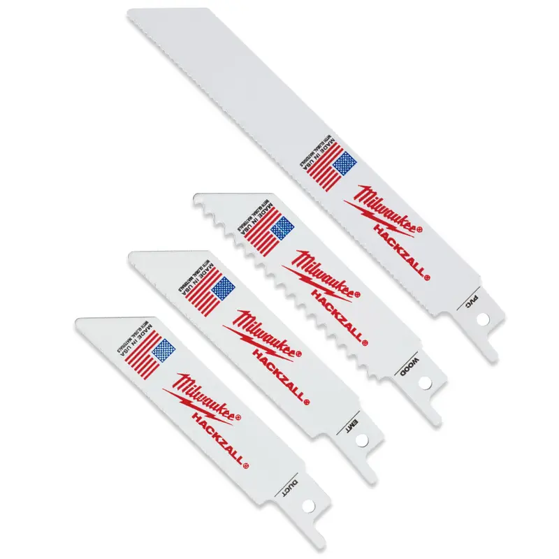 Milwaukee 49-22-0220 Multi-Size Short Blade Hackzall Blade Set - 10Pc 1