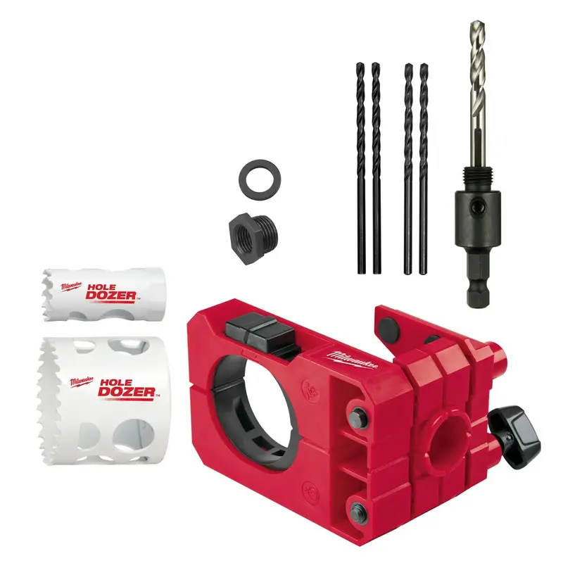 Milwaukee 49-22-4073 Bi-Metal Door Lock Installation Hole Dozer Hole Saw Kit 1