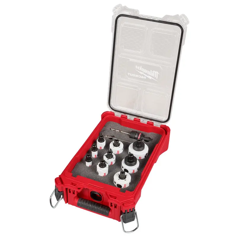 Milwaukee 49-22-4702 Quik Lok Hole Dozer Bi-Metal Kit W/ Organizer - 12 Pc 1