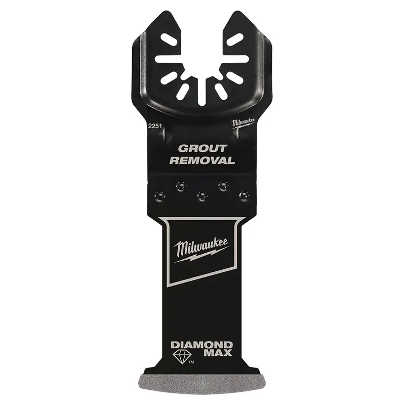 Milwaukee 49-25-2251 Open-Lok Diamond Max Grout Removal Multi-Tool Plunge Blade 1