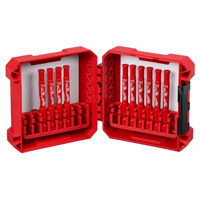 Milwaukee 49-56-0541 Diamond Max 1/4" Diamond Grit Hole Saw - 10 Pk 1