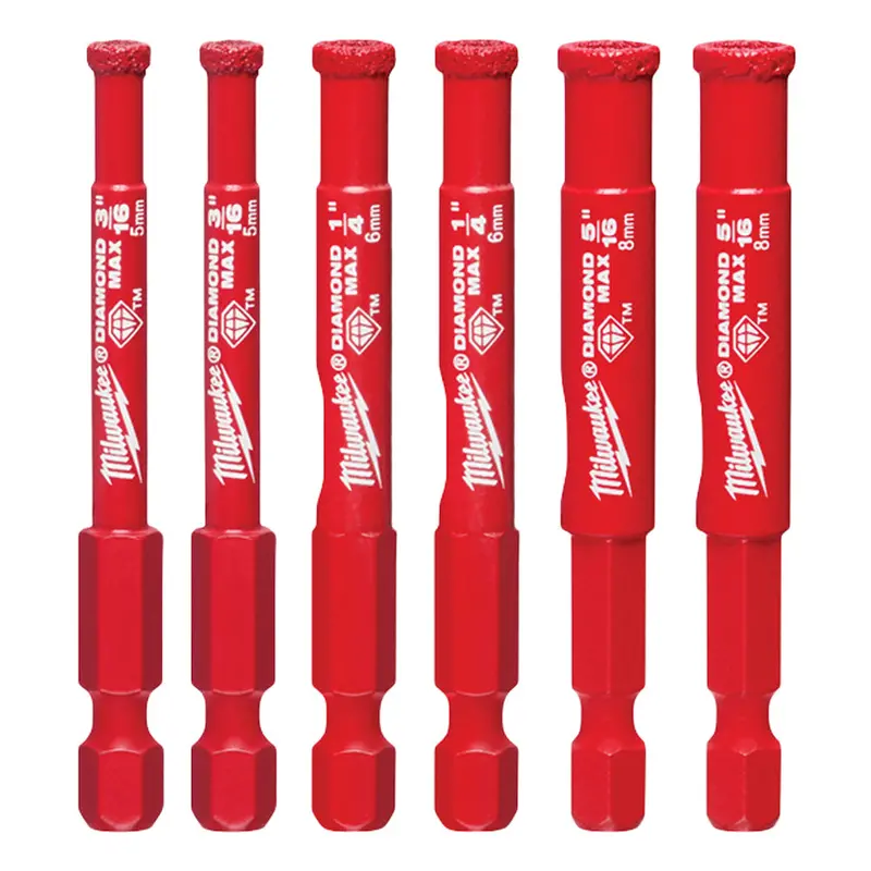 Milwaukee 49-56-0550 Diamond Max Diamond Grit Hole Saw - 6Pc 1