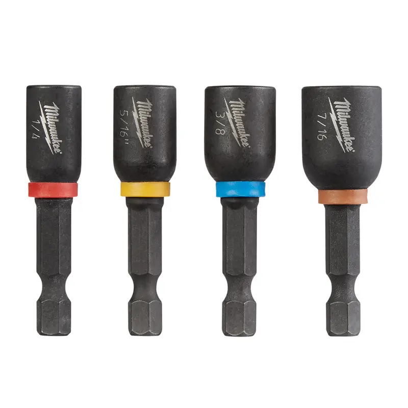 Milwaukee 49-66-4562 1-7/8" Shockwave Impact Duty Magnetic Nut Driver - 4 Pc 1