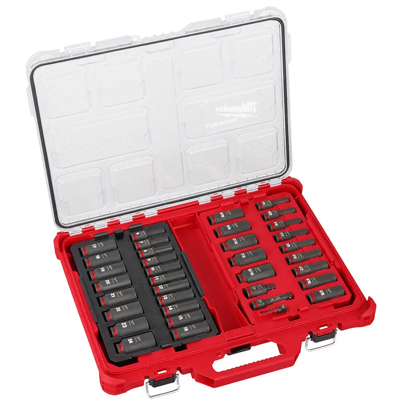 Milwaukee 49-66-6805 Shockwave 3/8” Impact Duty Socket Packout Set - 36 Pc 1