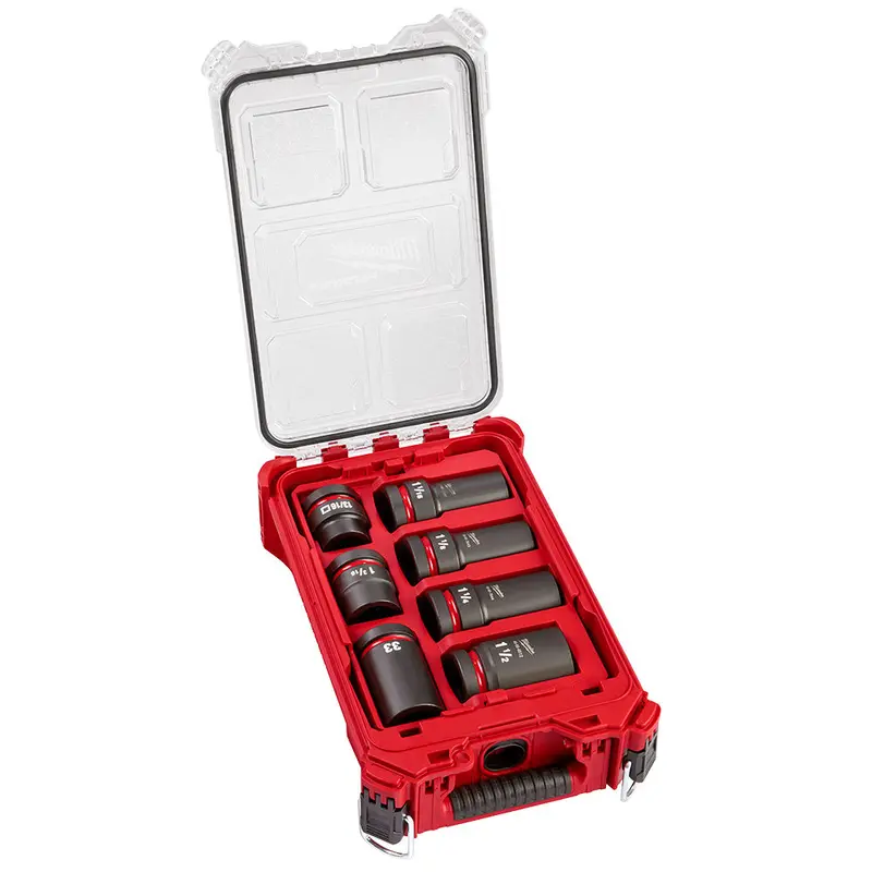 Milwaukee 49-66-7840 Shockwave Impact Drive 7Pc Mm / Sae Socket Packout Set 1