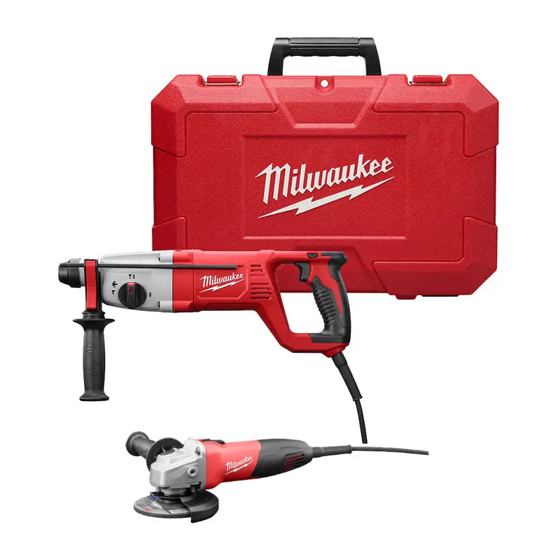 Milwaukee 5262-21Gr 1" Corded Sds Plus Rotary Hammer Kit W/ Grinder 1