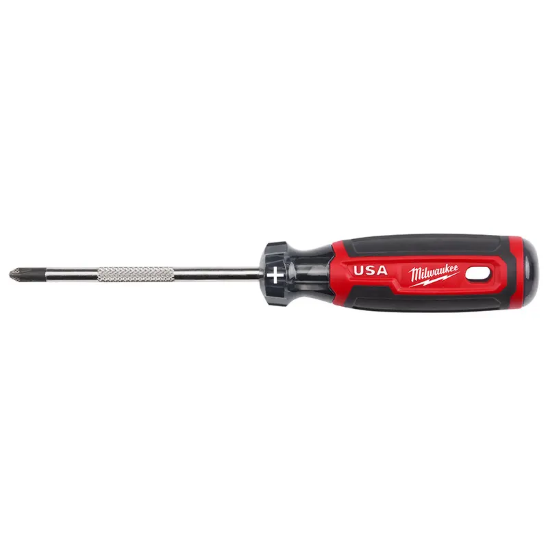Milwaukee Mt202 #2 4" Cushion Grip Phillips Screwdriver - Made In Usa 1