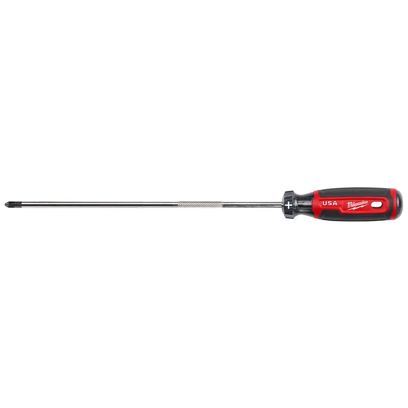 Milwaukee Mt204 #2 10" Cushion Grip Phillips Screwdriver - Made In Usa 1