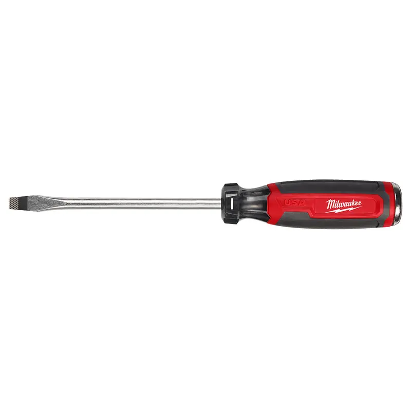 Milwaukee Mt208 5/16" Slotted 6" Cushion Grip Demo Screwdriver - Made In Usa 1