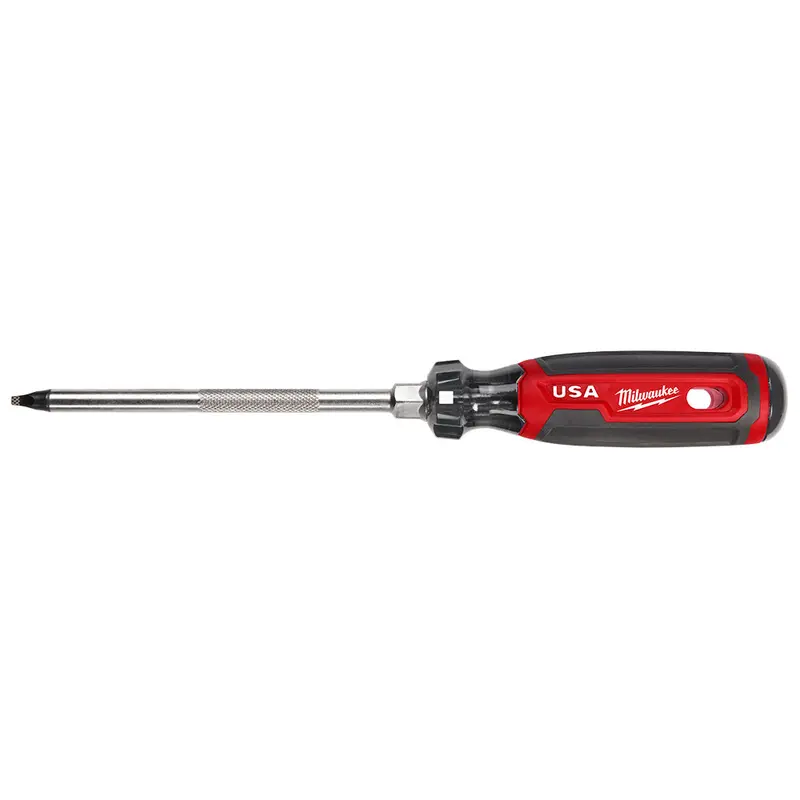 Milwaukee Mt219 #3 Square 6" Cushion Grip Screwdriver - Made In Usa 1